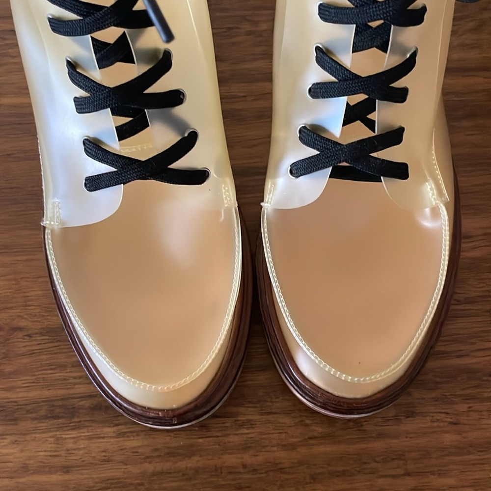 Maison Margiela MM6 Clear Combat Boots Size 37 - Picture 2 of 10